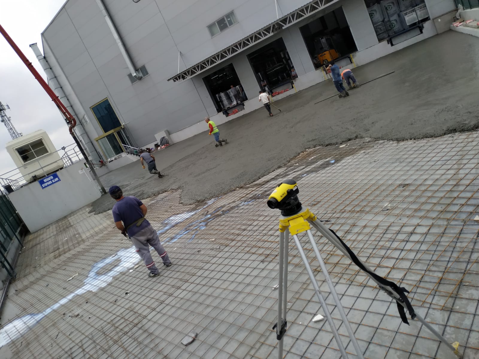 Saha Beton Dökümü